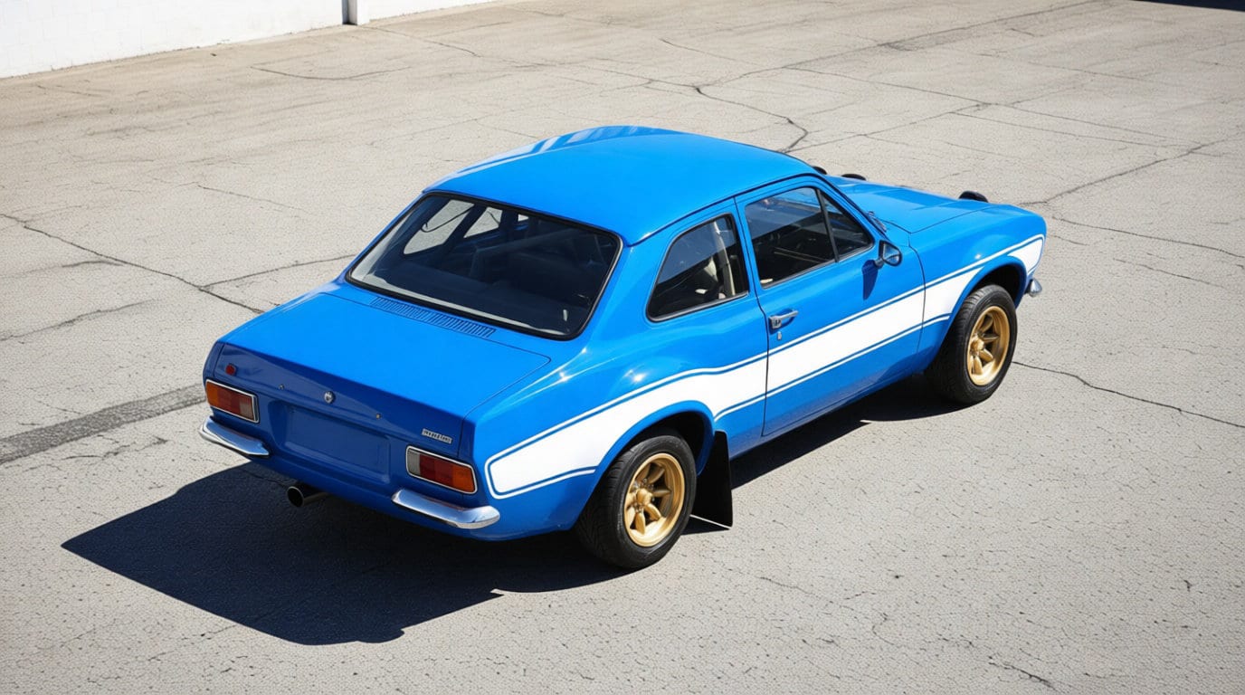 Ford Escort RS1600 : la petite bombe de rallye face au tank