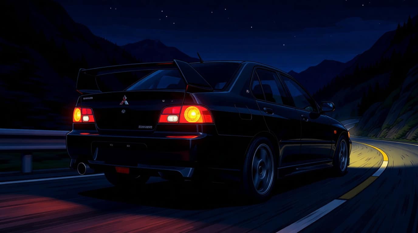 Mitsubishi Lancer Evolution la reine des rallyes 🏔️
